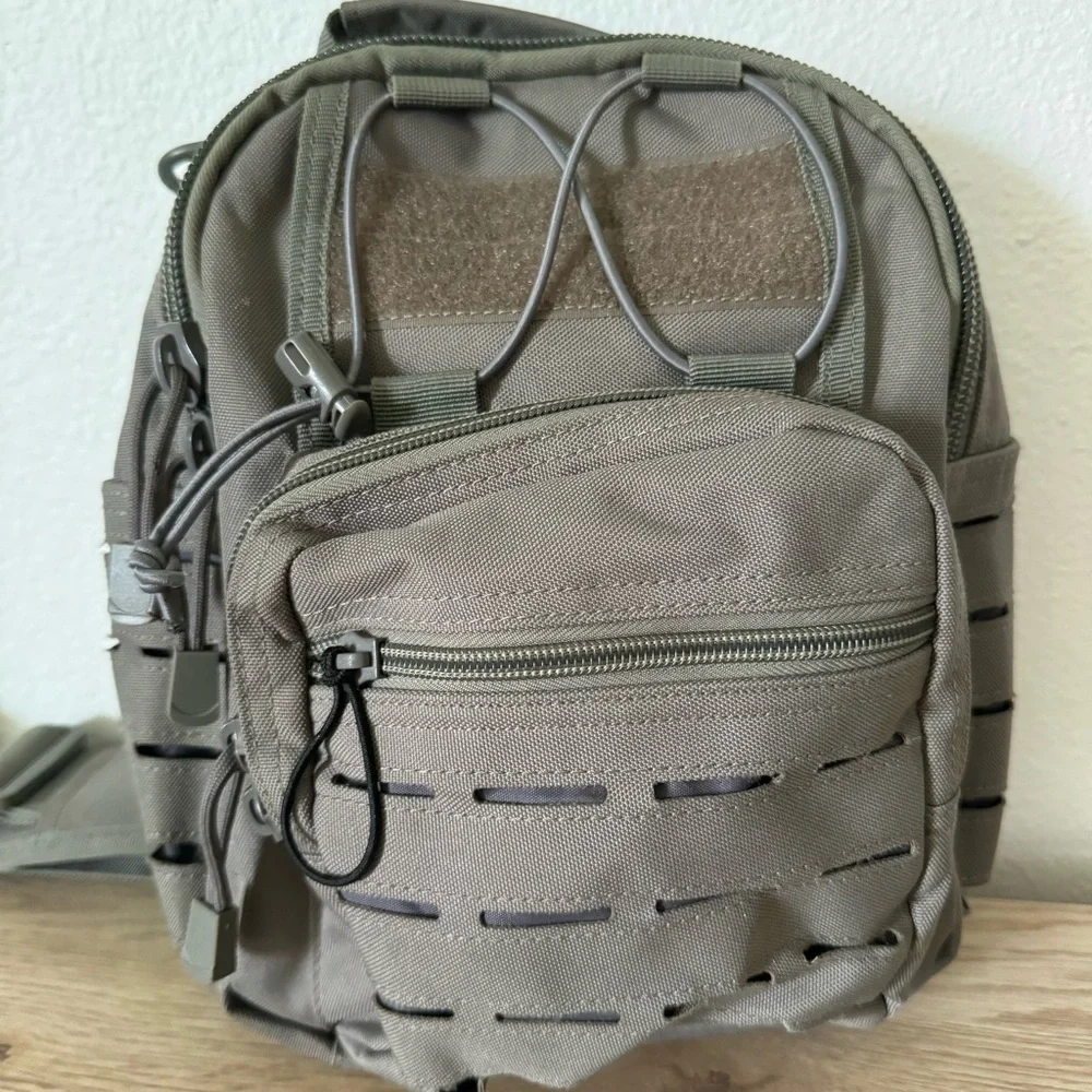 Terratac Tactical Chest Shoulder Crossbody Sling Bag Pack Outdoor Travel‎ Hiking